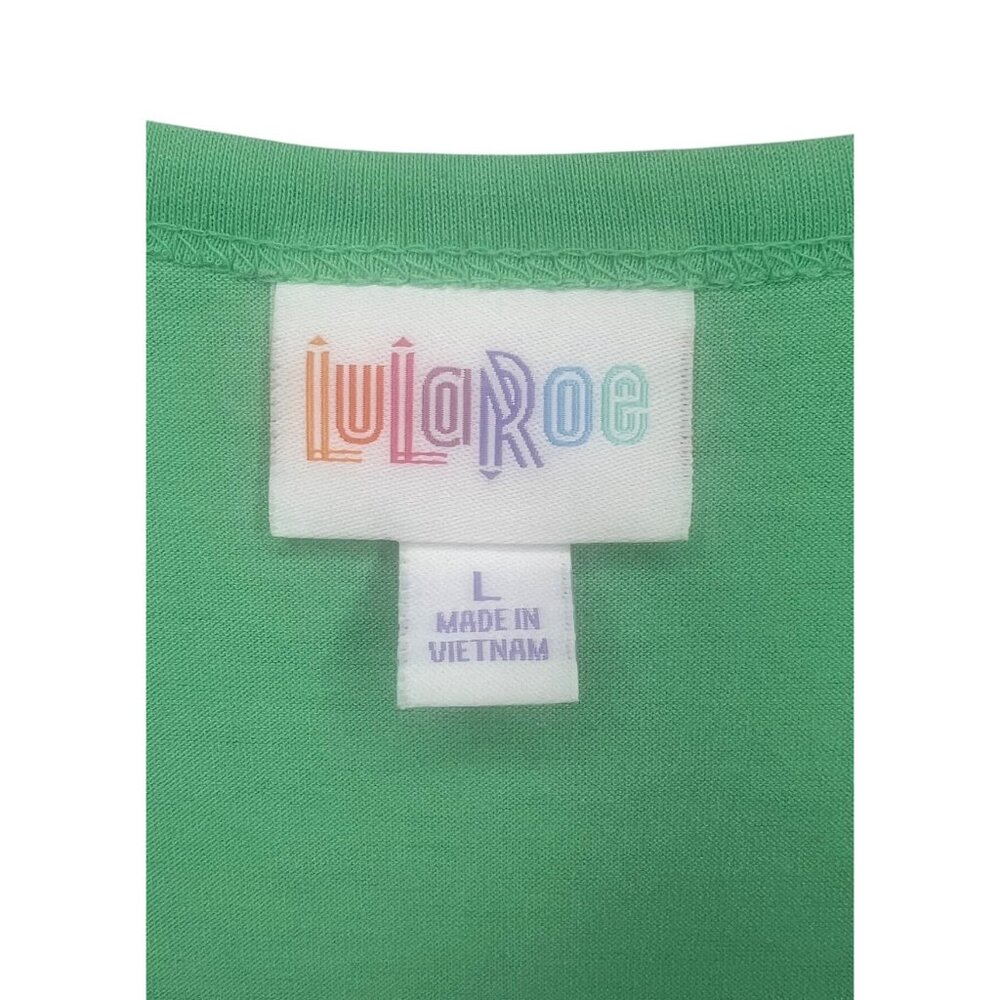 Lularoe Nicki Mint Green Sleeveless Fit & Flare A-Line Dress Womens Large - Picture 7 of 16